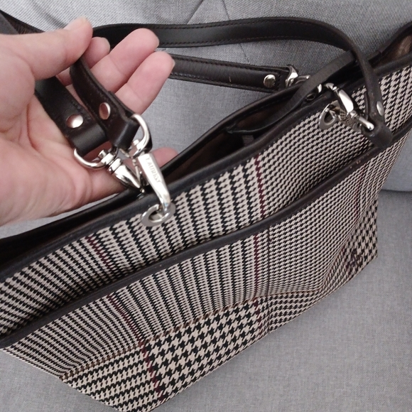 Lauren Ralph Lauren Houndstooth Handbag - Picture 4 of 6